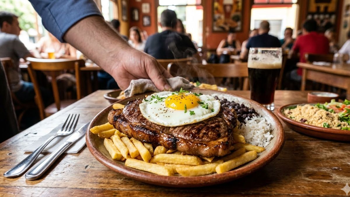 Bife a cavalo
