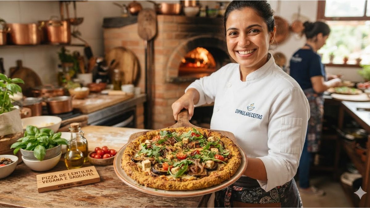 Pizza de lentilha