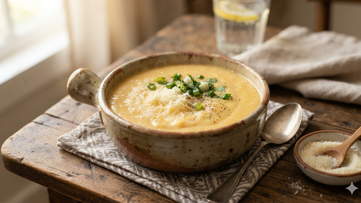 Caldo de fubá cremoso