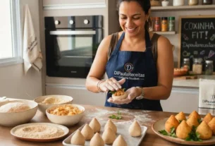 Coxinha de frango fit
