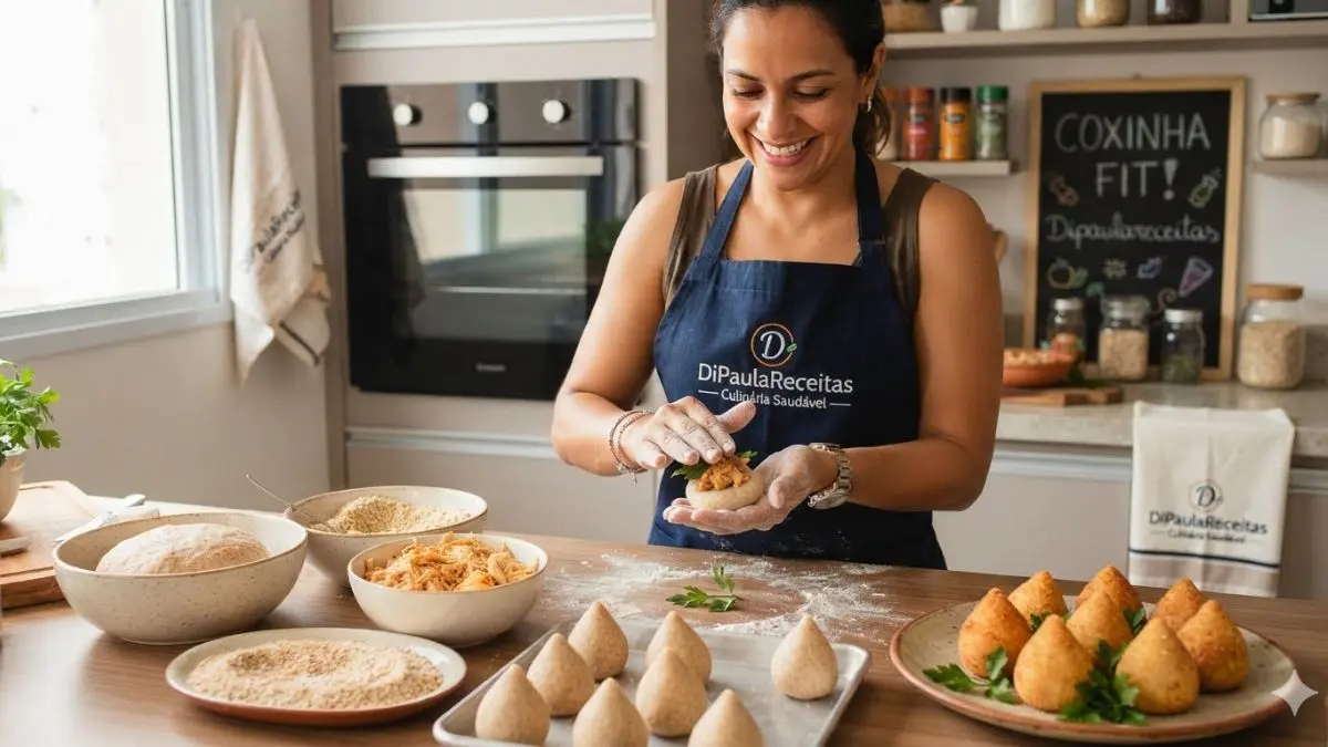 Coxinha de frango fit