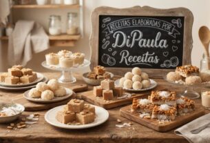Doce de amendoim com coco