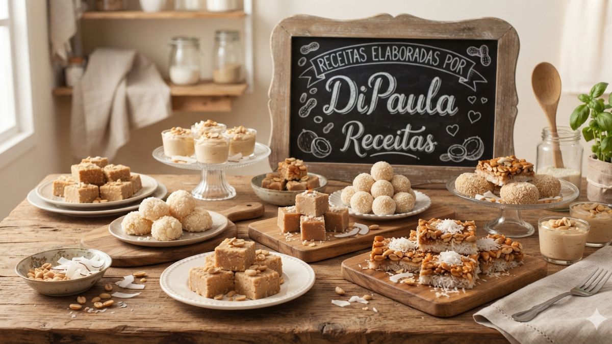 Doce de amendoim com coco