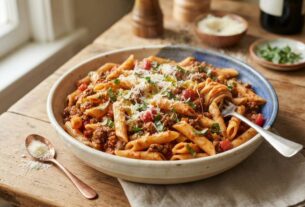Macarronada fácil e deliciosa