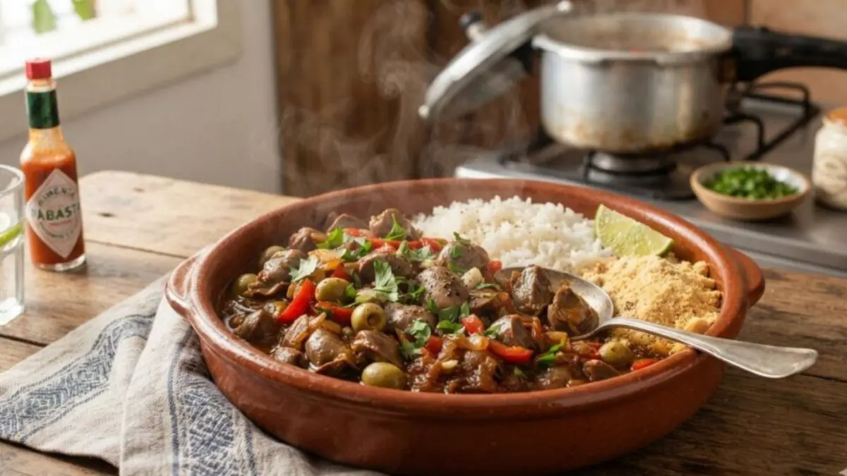 Moela Na Panela De Pressão, Super Macia Com Um Molho Delicioso! 1 Moela na panela de pressão
