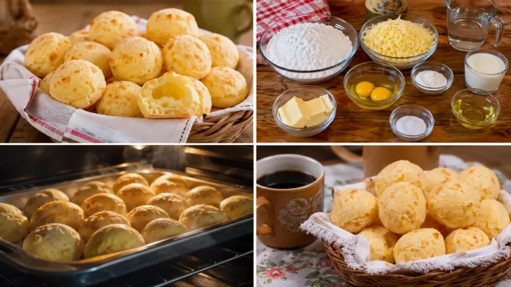 PÃO DE QUEIJO FÁCIL, CRESCE DEMAIS, UMA DELÍCIA 3 Pão de queijo fácil