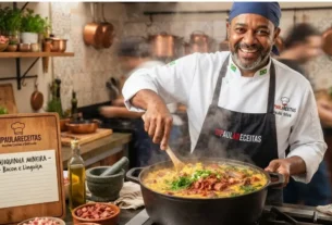 canjiquinha com bacon e linguiça