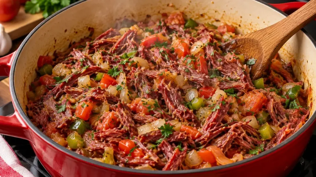 Escondidinho de carne-seca com mandioca, fácil e gostoso 4 Escondidinho de carne seca com mandioca