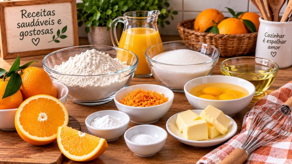Bolo delícia de laranja, faça e se surpreenda 3 Ingredientes para o bolo delicia de laranja