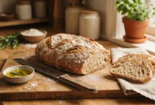 PÃO ITALIANO SEM SOVAR