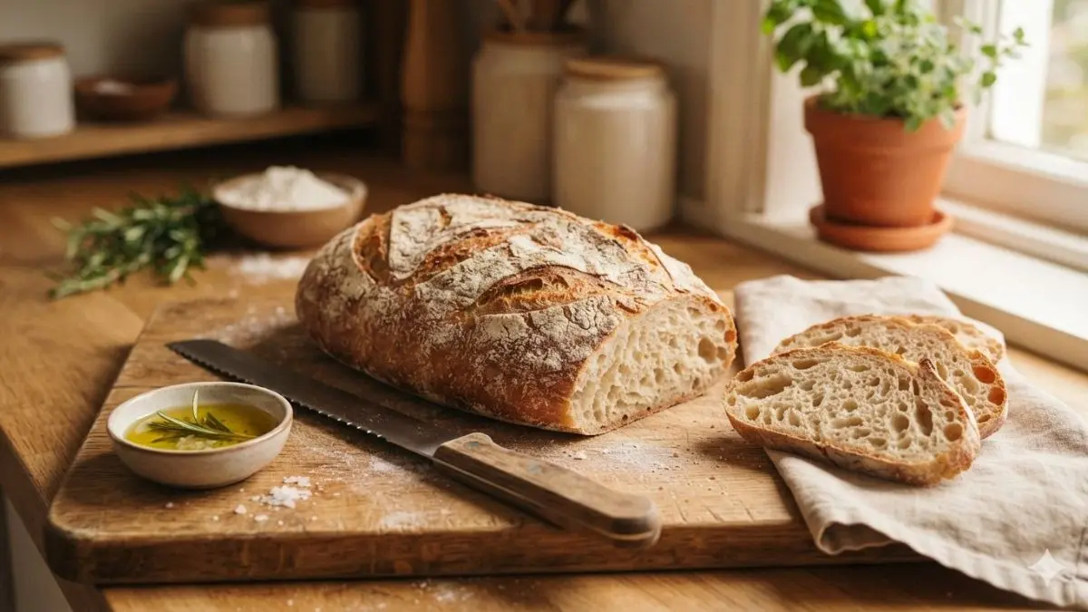 PÃO ITALIANO SEM SOVAR