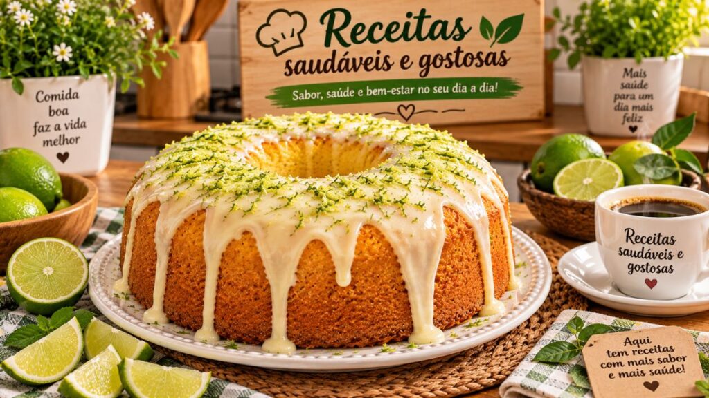 Bolo de limão simples e delicioso da vovó que todo mundo adora 2 bolo de limão simples e delicioso