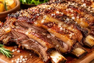 costela assada com sal grosso no forno